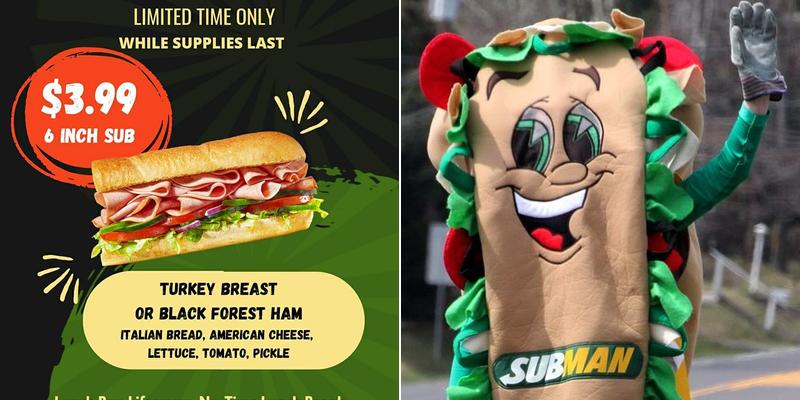 Subway Menu
