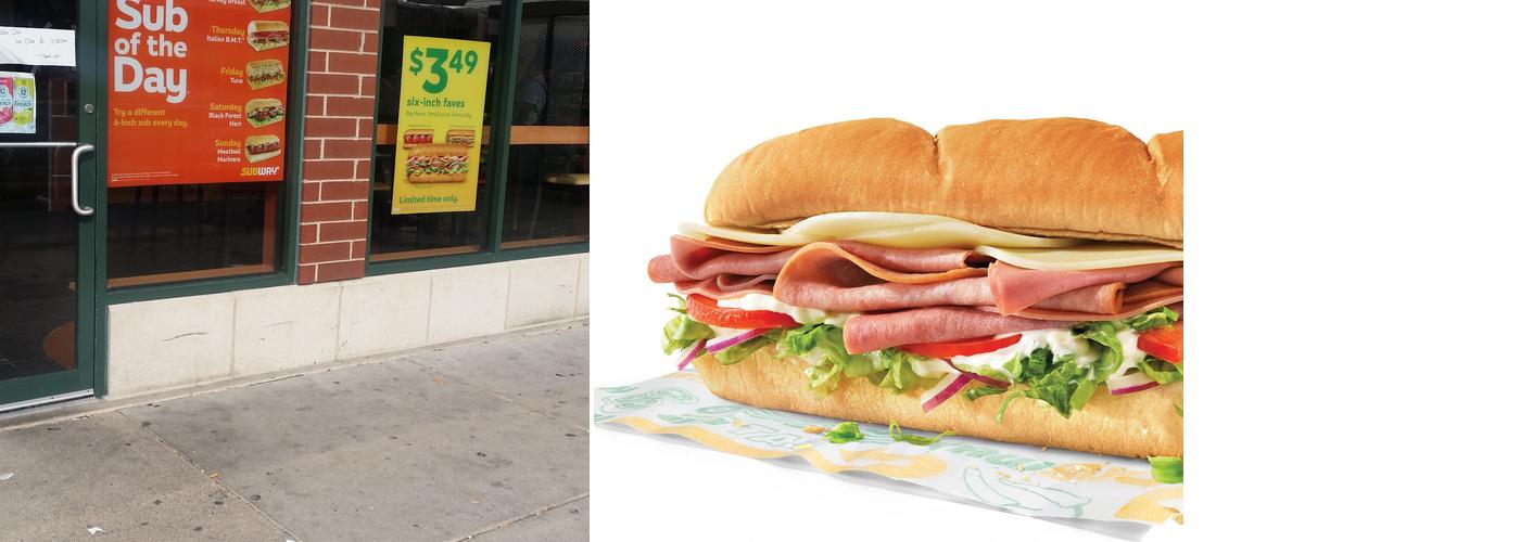 Subway Menu