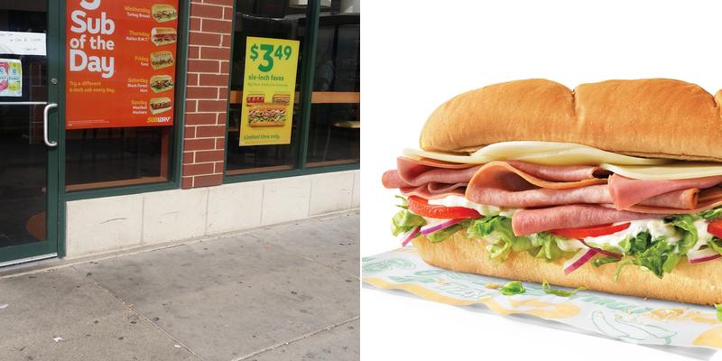 Subway Menu