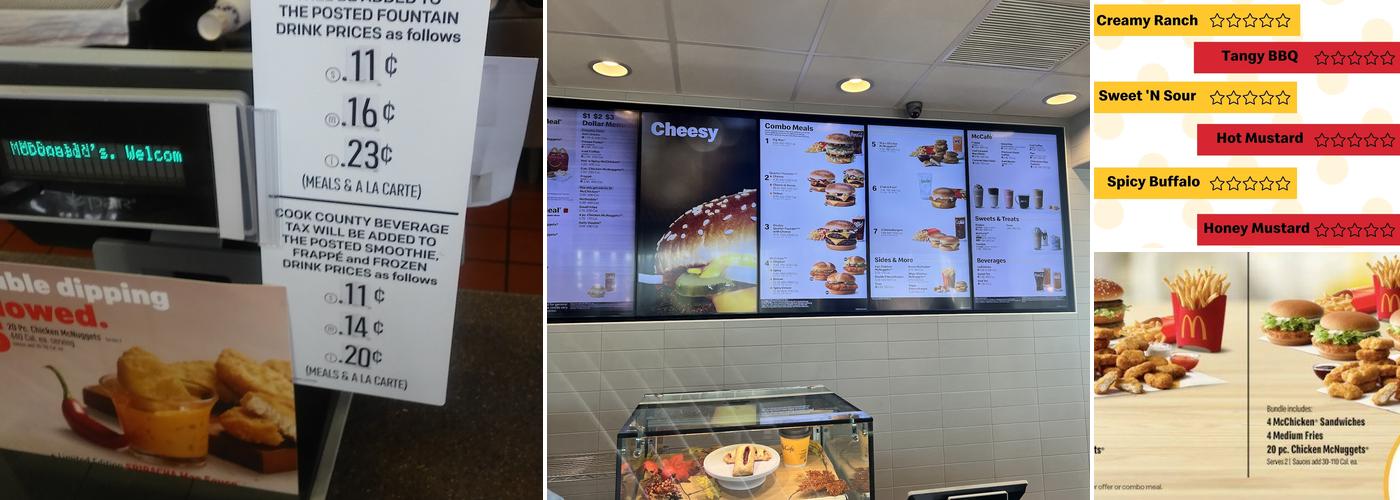 McDonald's Menu