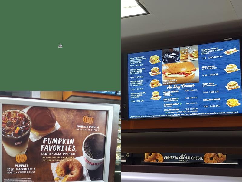 Dunkin' Menu