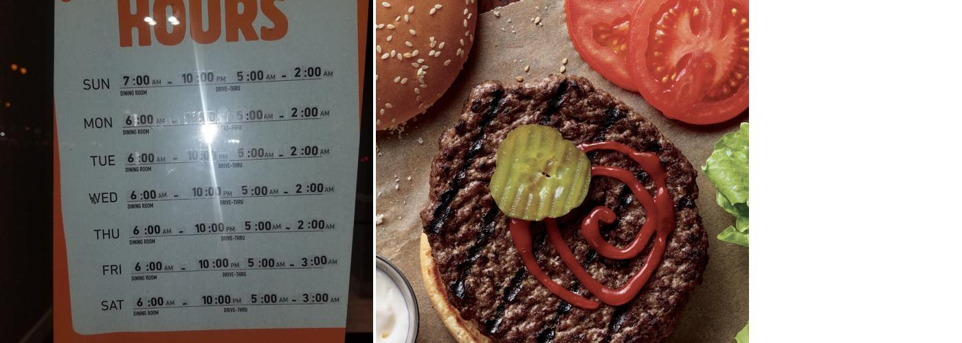 Burger King Menu