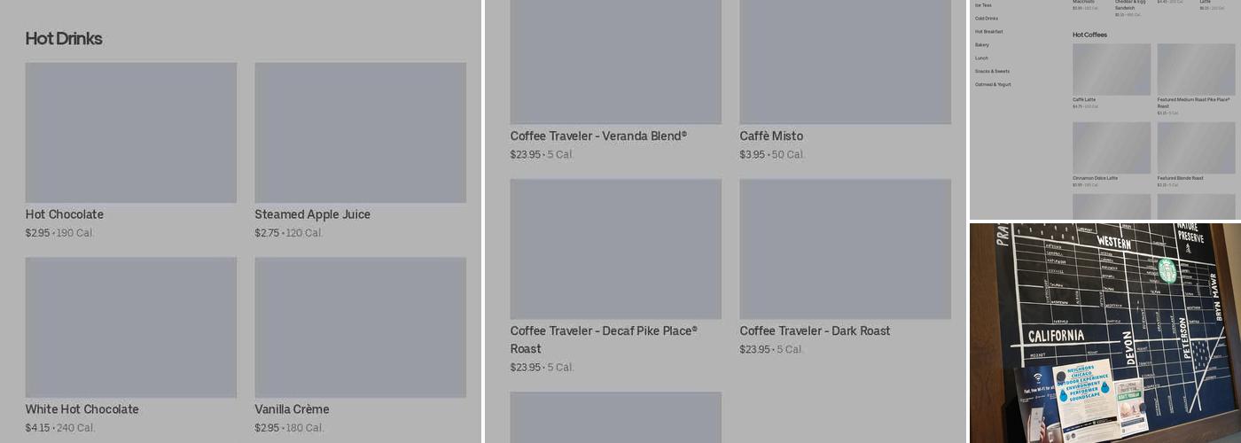 Starbucks Menu