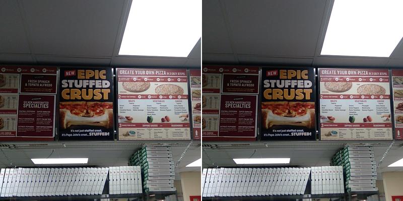 Papa Johns Pizza Menu