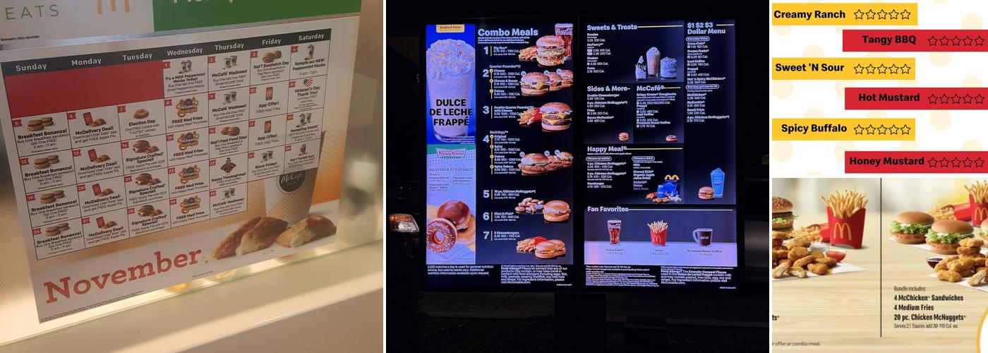 McDonald's Menu
