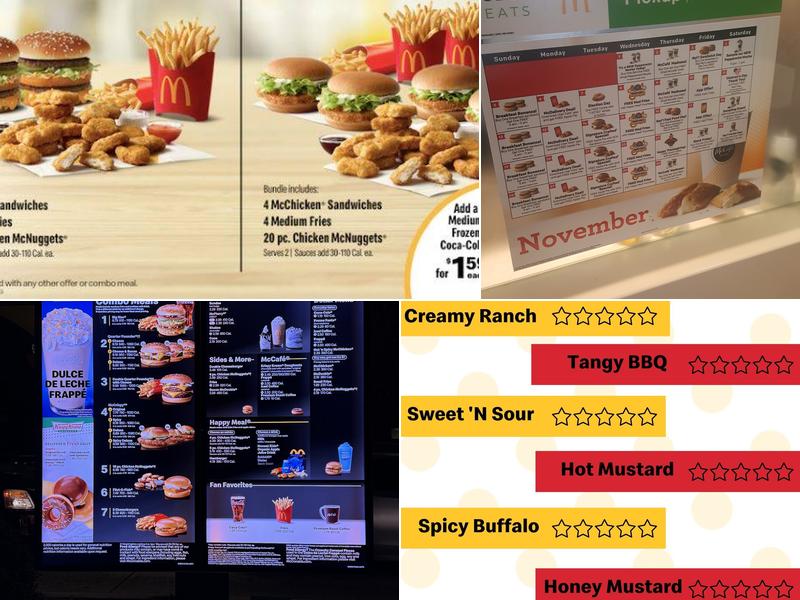 McDonald's Menu