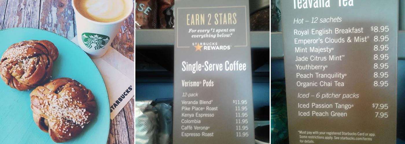 Starbucks Menu