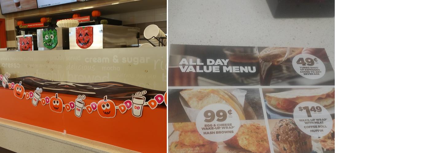 Dunkin' Menu