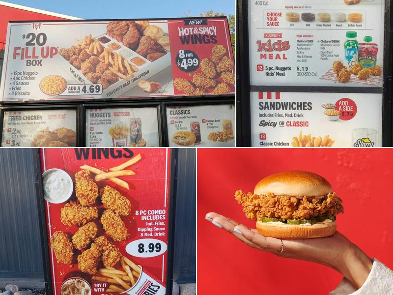 KFC Menu
