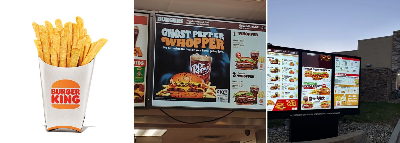 Burger King Menu