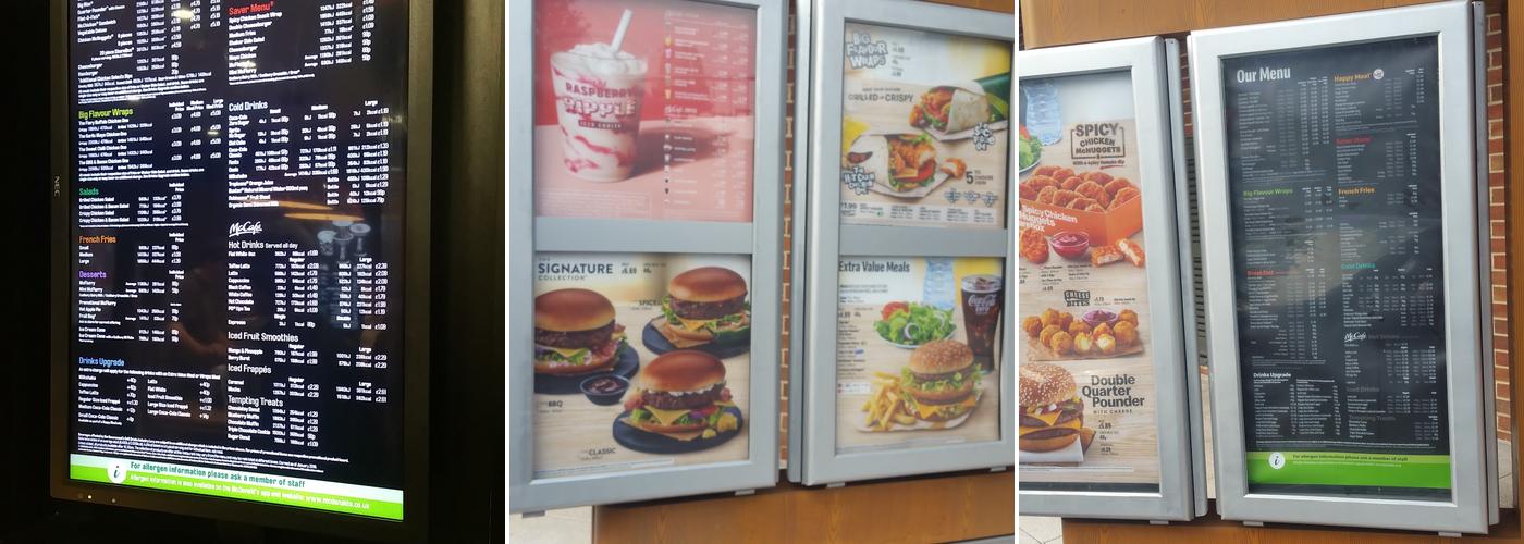 McDonald's Menu