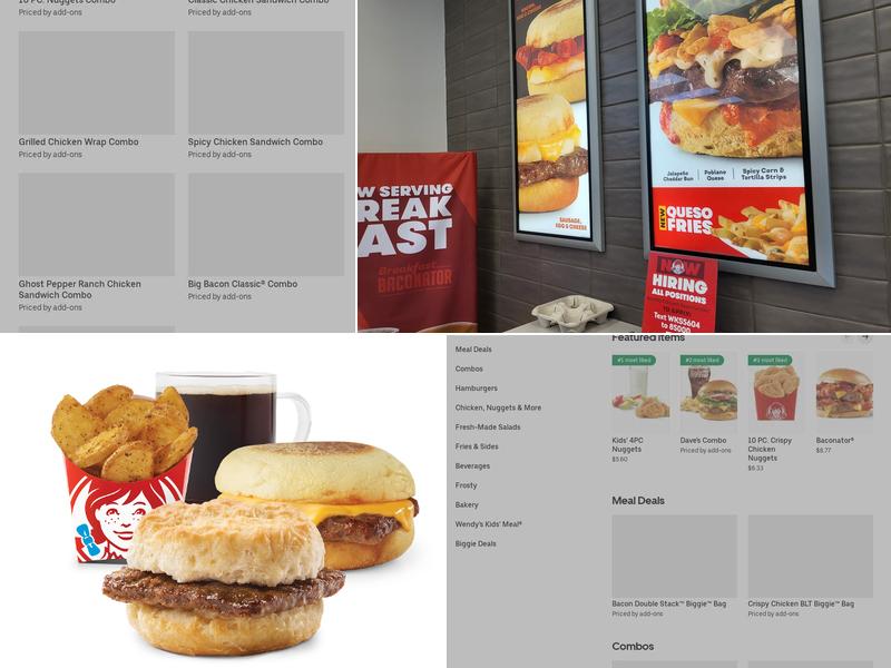 Wendy's Menu
