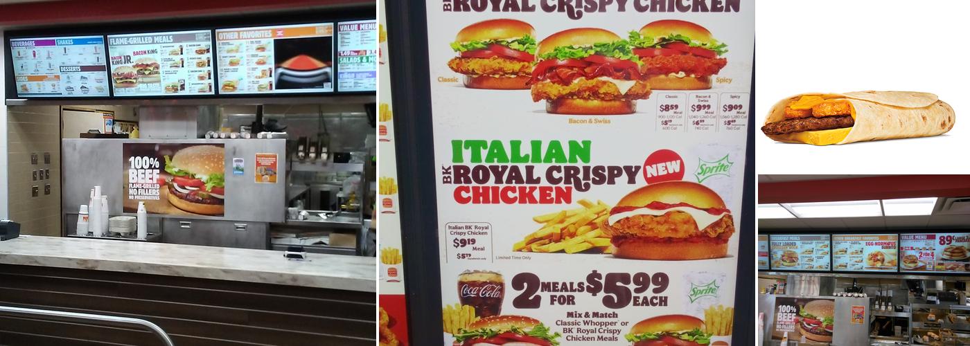 Burger King Menu