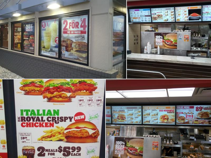 Burger King Menu
