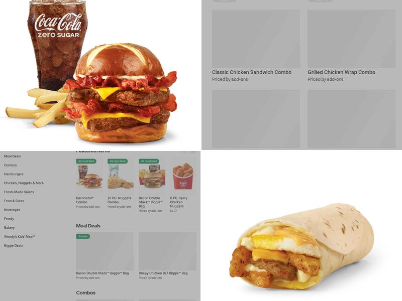 Wendy's Menu