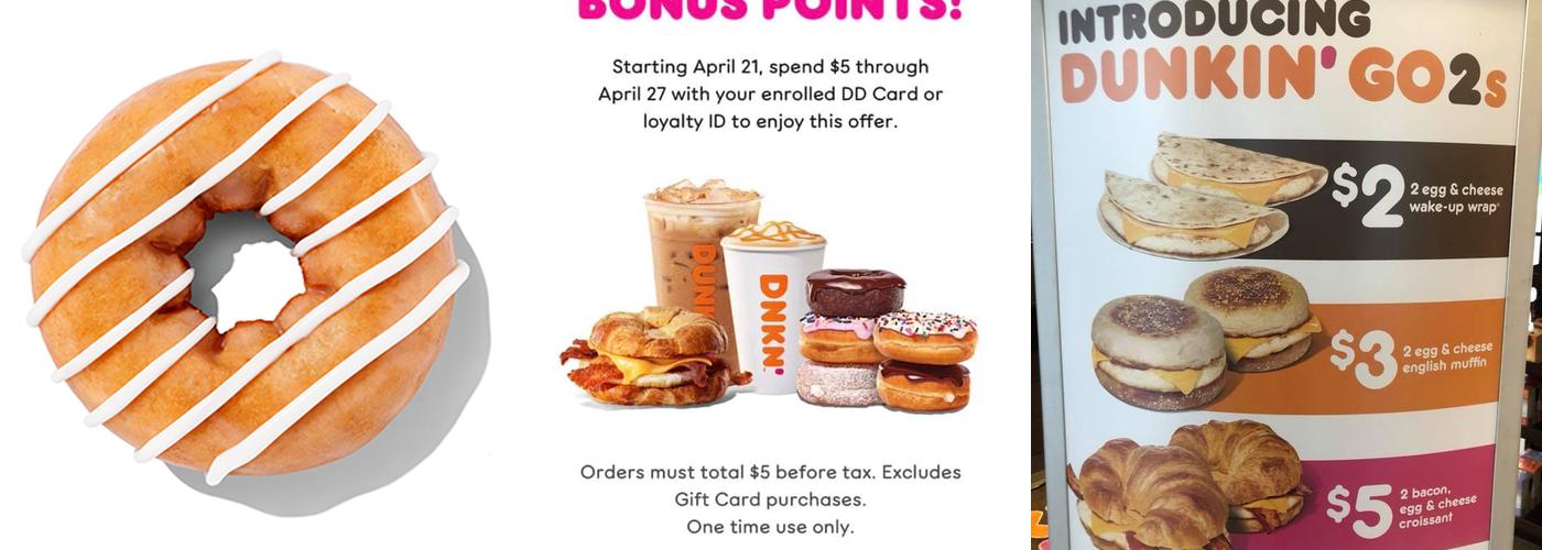 Dunkin' Menu