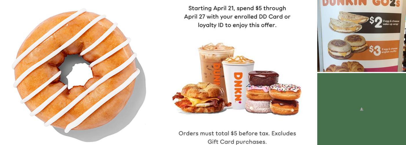 Dunkin' Menu