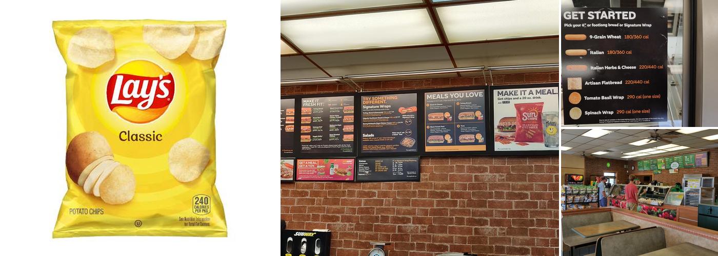 Subway Menu