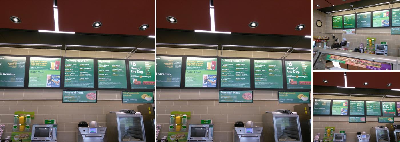 Subway Menu