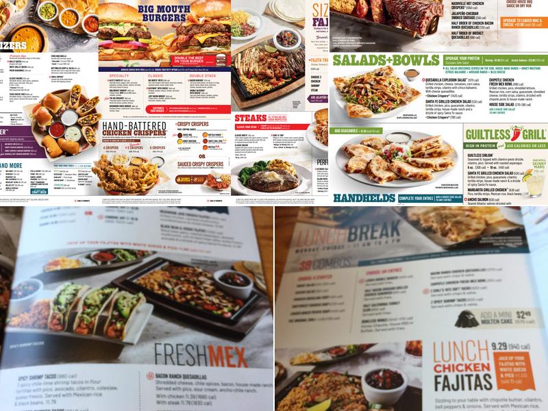 Chili's Grill & Bar Menu