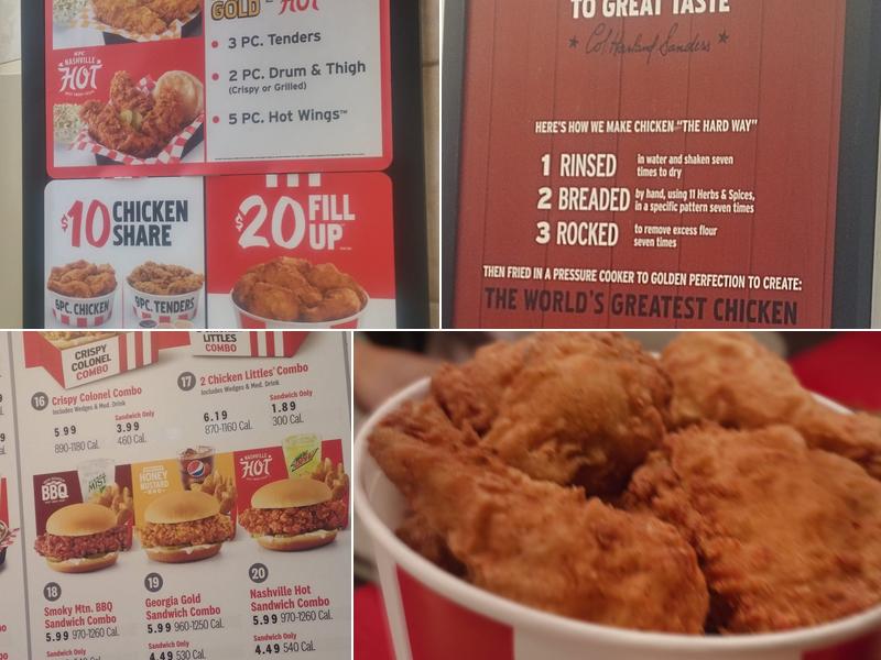 KFC Menu