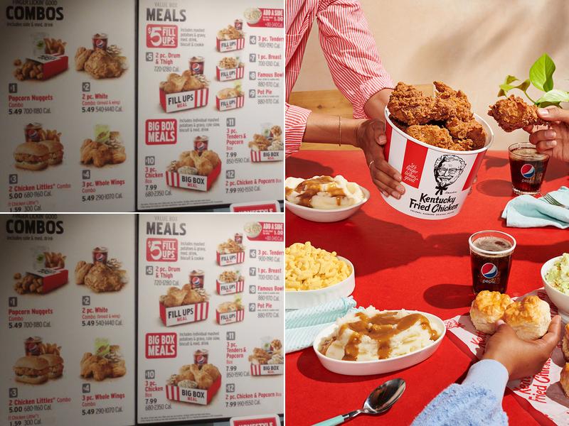 KFC Menu
