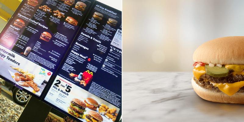 McDonald's Menu