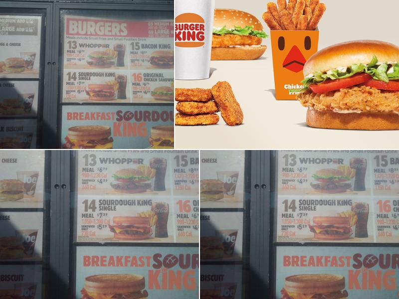 Burger King Menu