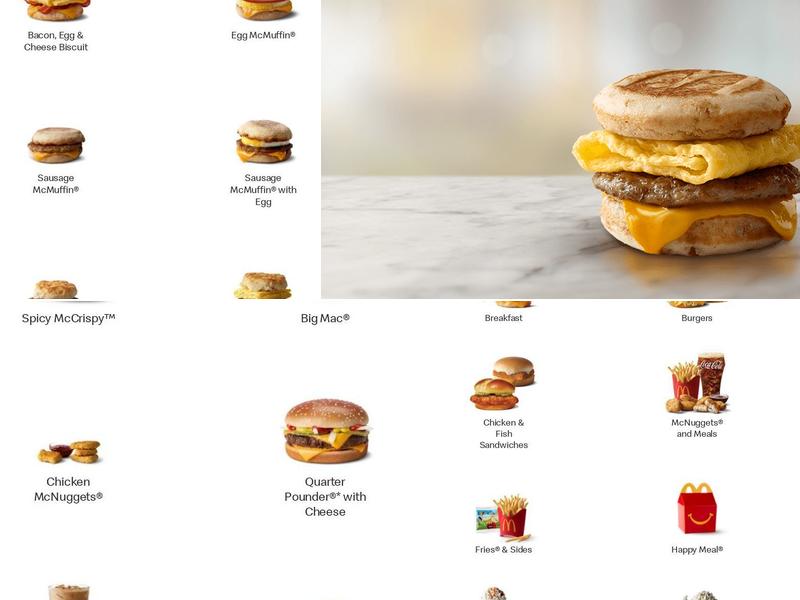 McDonald's Menu
