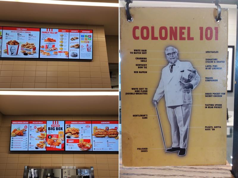 KFC Menu