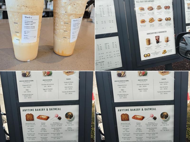 Starbucks Menu