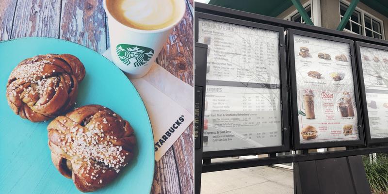 Starbucks Menu