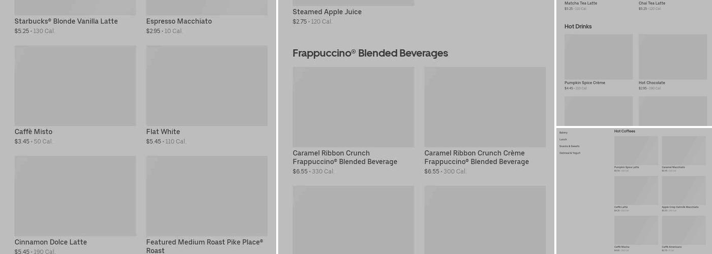 Starbucks Menu