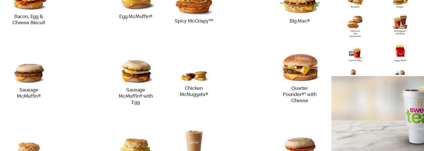 McDonald's Menu