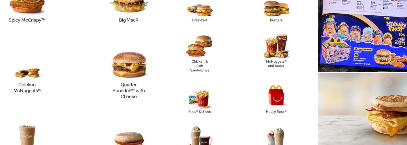 McDonald's Menu