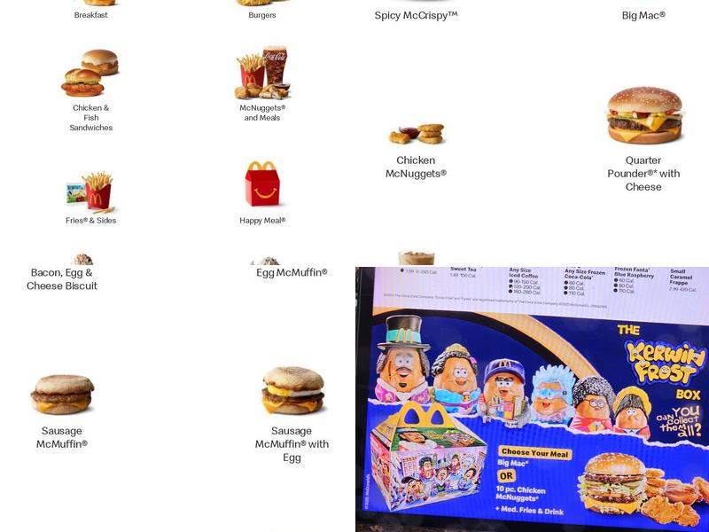 McDonald's Menu
