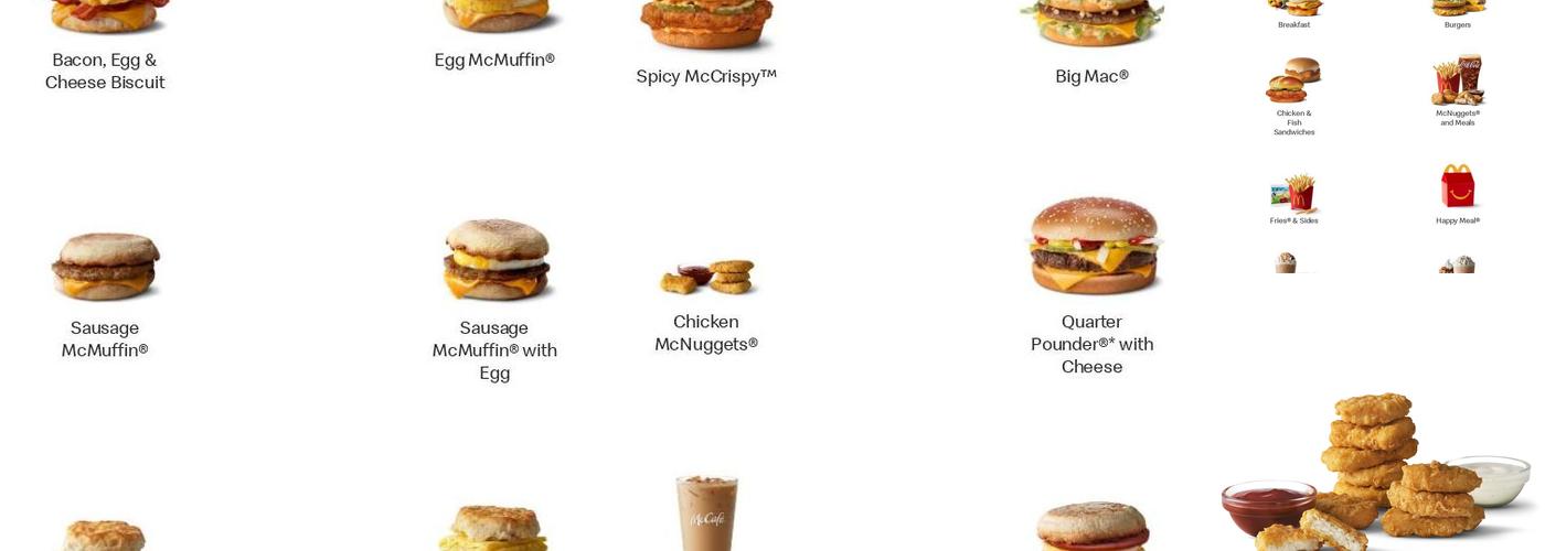 McDonald's Menu