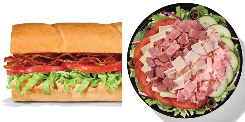 Subway Menu