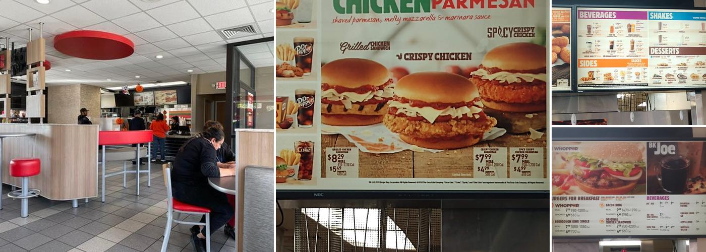 Burger King Menu