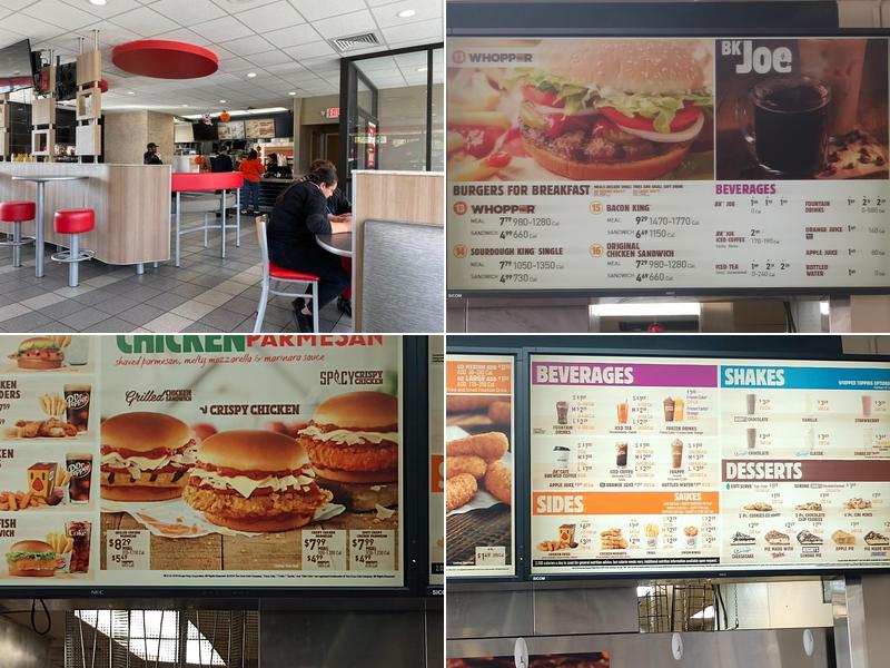 Burger King Menu