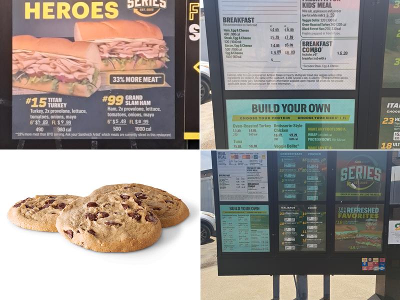 Subway Menu
