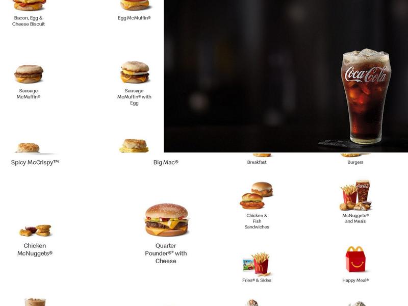 McDonald's Menu