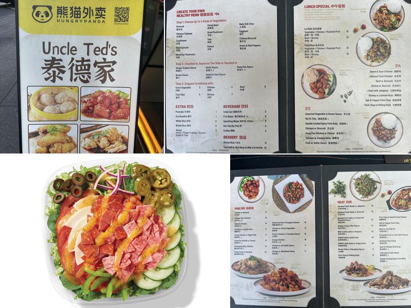 Subway Menu