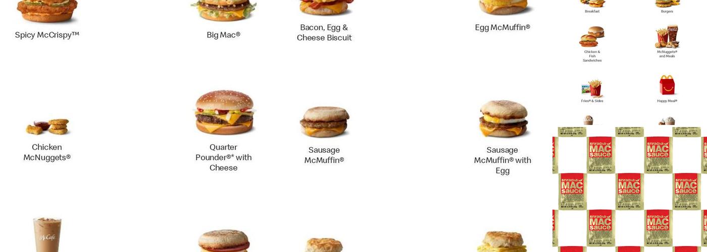 McDonald's Menu