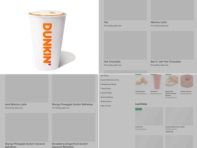 Dunkin' Menu