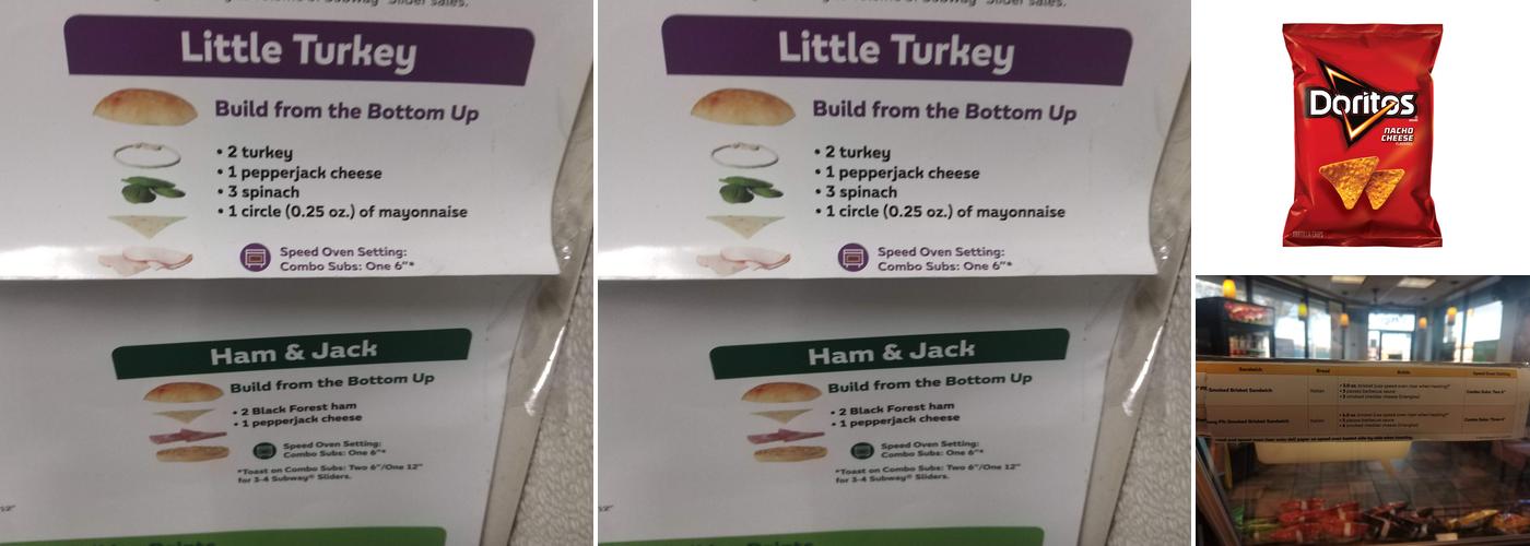 Subway Menu
