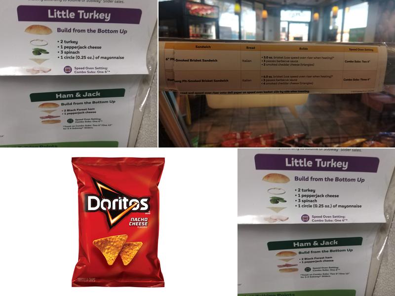 Subway Menu