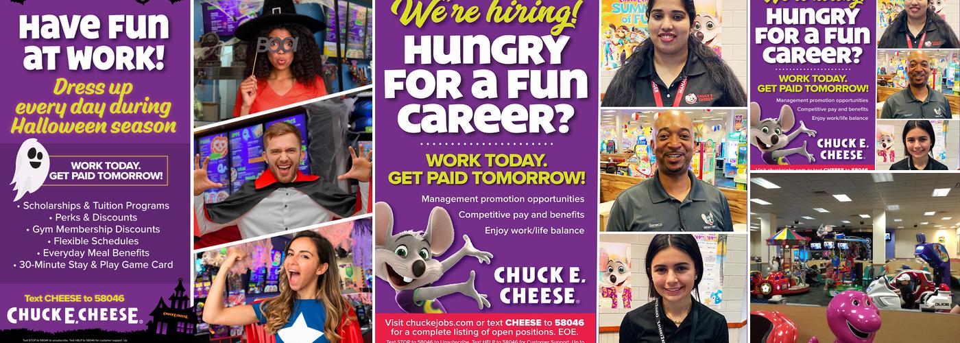 Chuck E. Cheese Menu