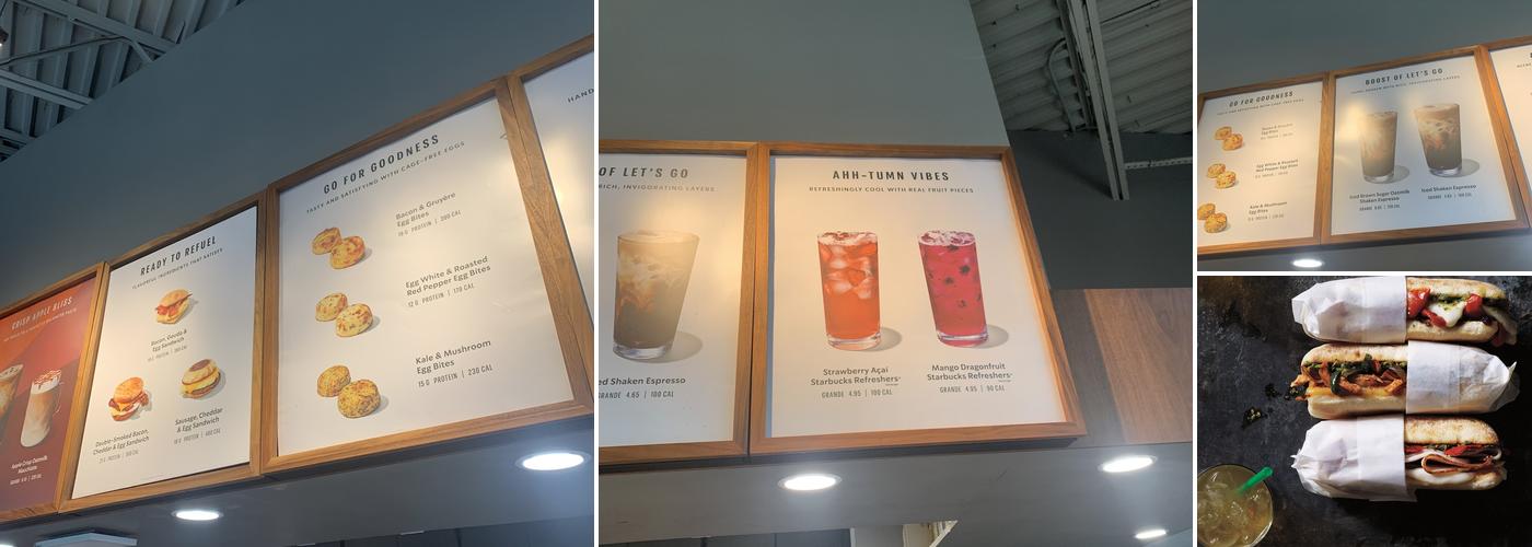 Starbucks Menu