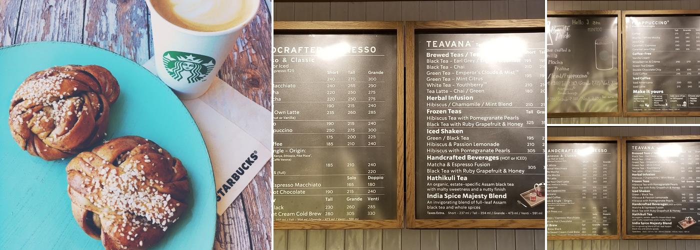 Starbucks Menu